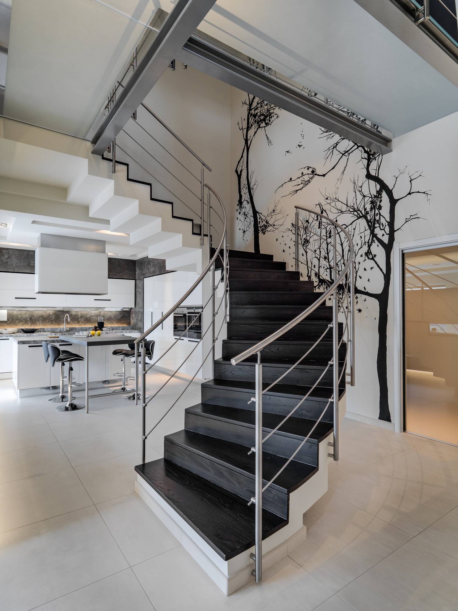 interiors-view-of-a-modern-living-room-in-the-foreground-the-staircase